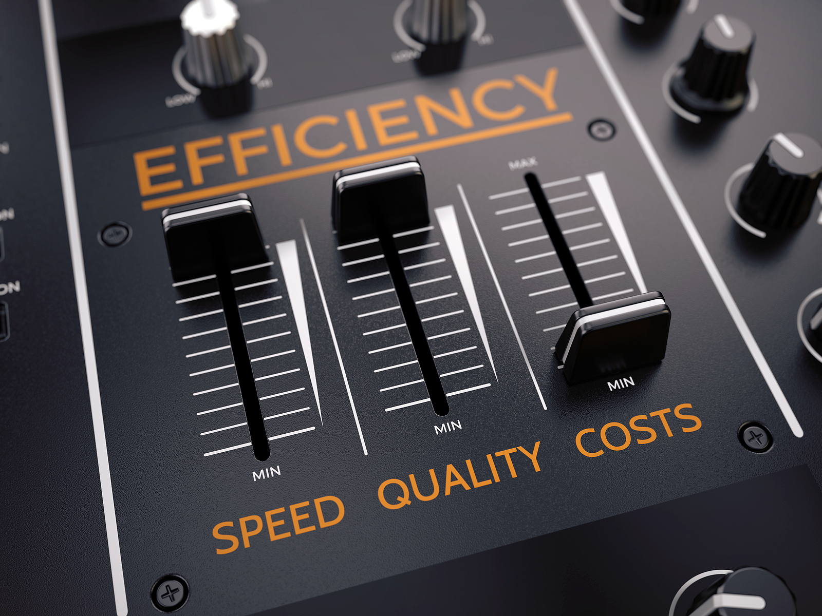 High efficiency and minimum costs