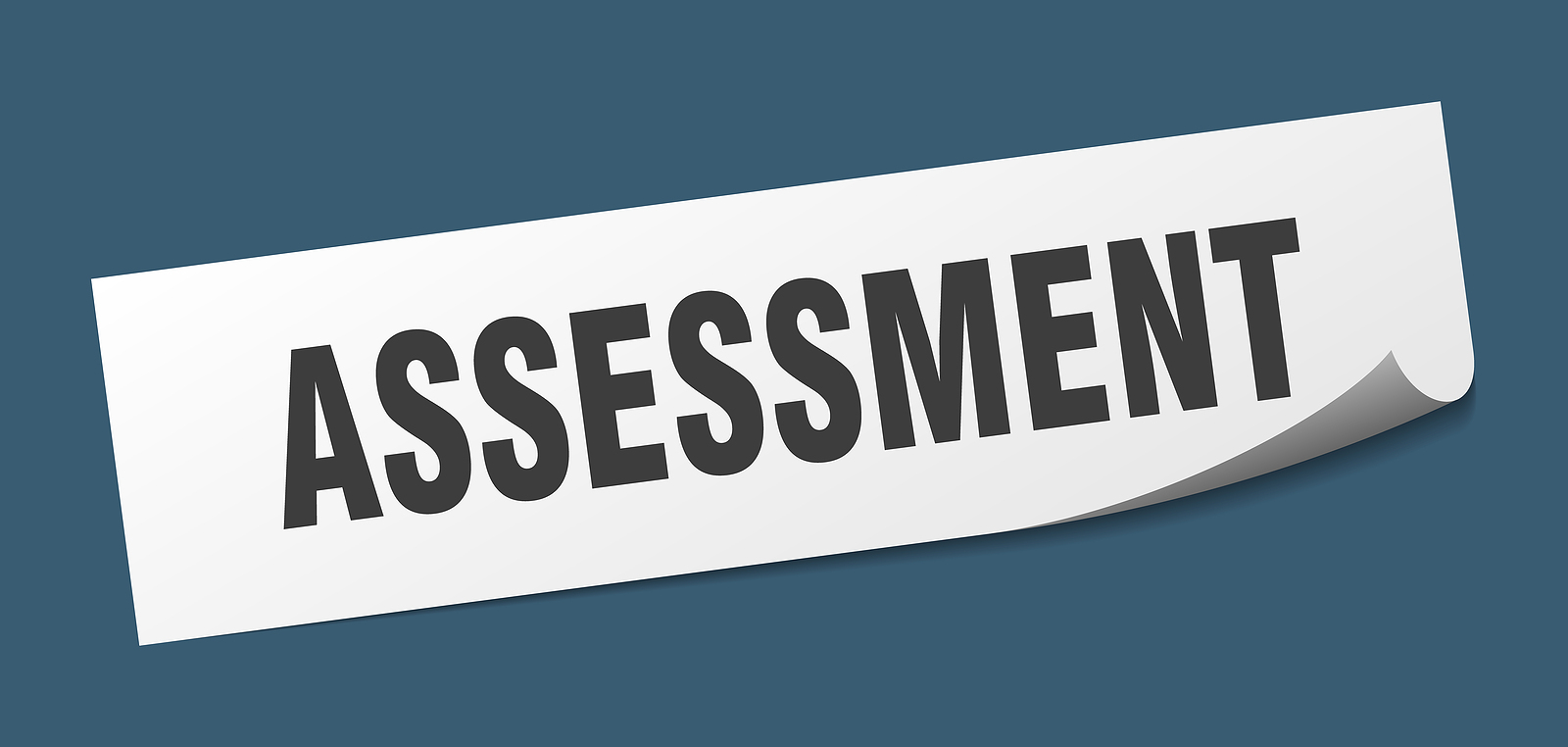 assessment sticker. assessment square sign. assessment. peeler